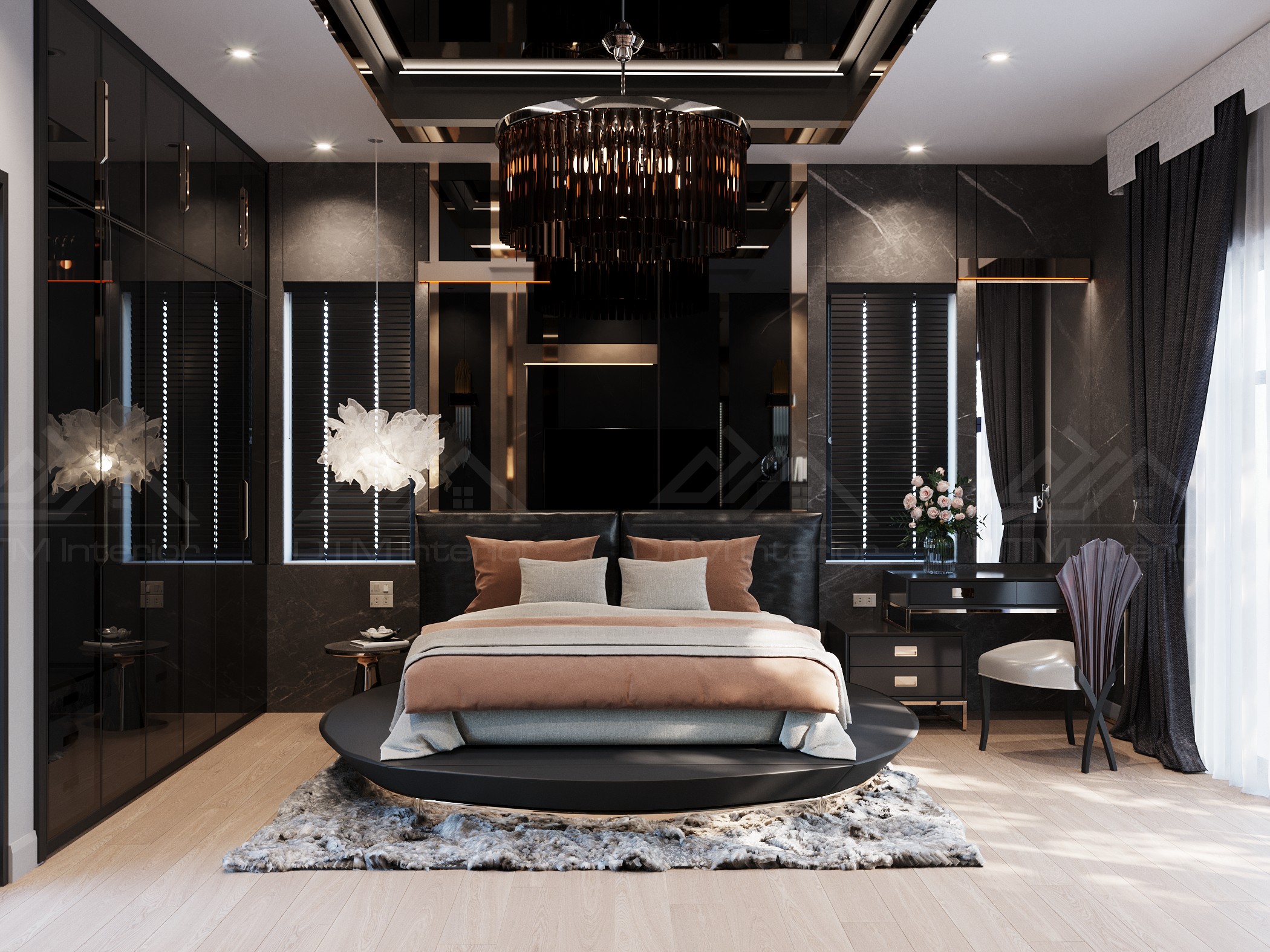 Thiết Kế Nội Thất Phòng Ngủ 25m2 Sang Trọng, Hiện Đại